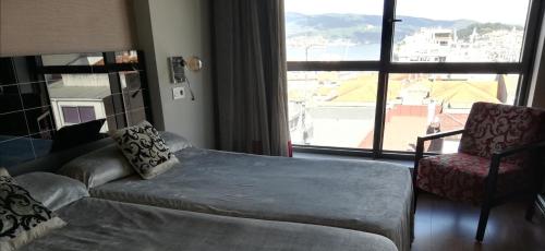 Habitación Doble Superior con vistas al mar - 1 o 2 camas del hotel Silken Axis Vigo. Foto 3