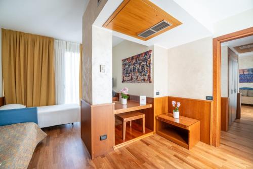 Habitación Familiar del hotel Raffaello. Foto 2