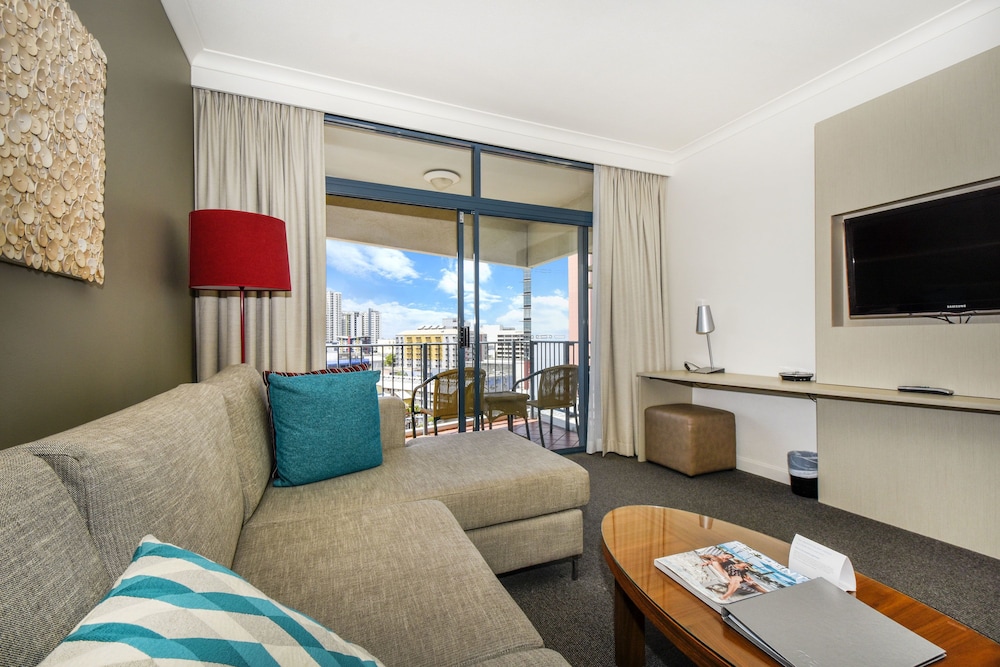 Apartamento de 1 dormitorio con vistas a la ciudad del hotel Mantra On The Esplanade. Foto 9