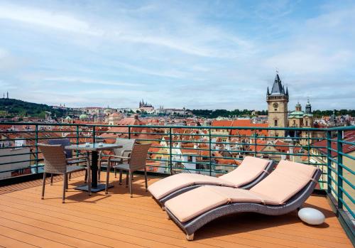 Suite con terraza del hotel Leon D´oro