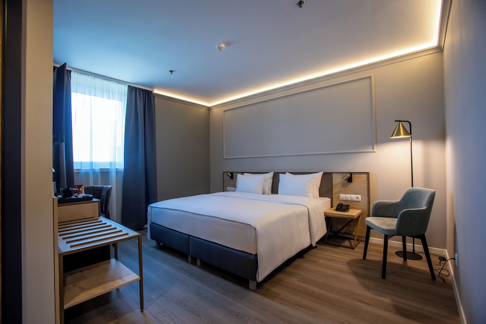 Habitación estándar con 1 cama doble o 2 individuales del hotel Expo Tower by Mellow Mood Hotels