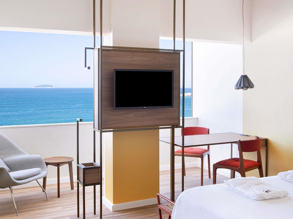 Habitación Deluxe, 1 cama doble, frente al mar del hotel Mercure Rio Boutique Copacabana