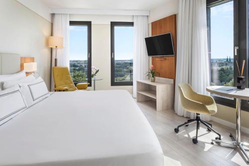 Suite Grand The Level con acceso al salón executive del hotel Melia Luxembourg. Foto 3