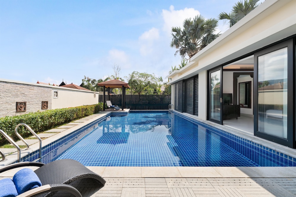 VILLA FAMILIAR, 1 Cama King, Piscina Privada y Jardín Exótico del hotel Pullman Sanya Yalong Bay Villas and Resort. Foto 6