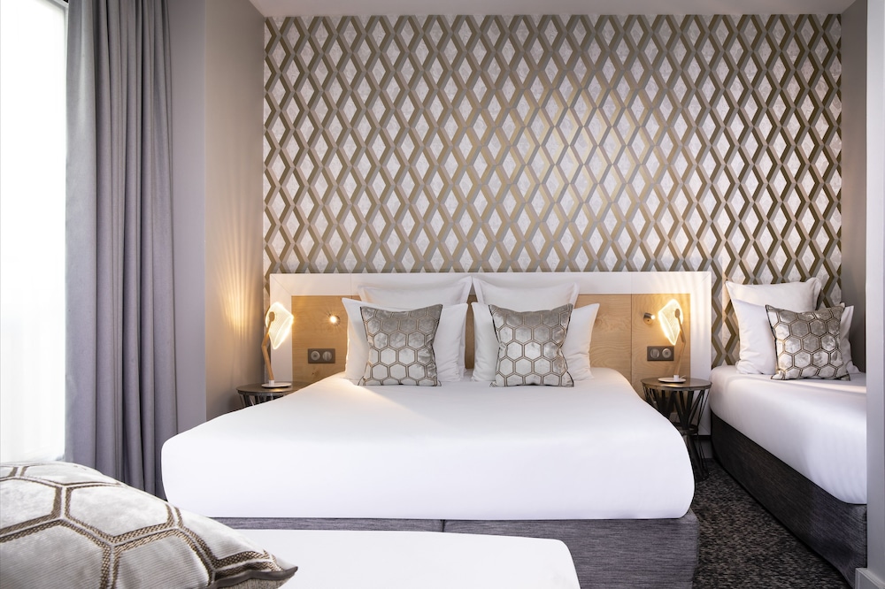 Habitación cuádruple del hotel Paris Bastille