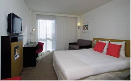 Habitación familiar Sofá Cama incluido del hotel Novotel Barcelona City