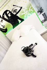 Habitación individual del hotel Dormirdcine Cooltural Rooms