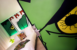 Habitación doble Superior del hotel Dormirdcine Cooltural Rooms. Foto 4