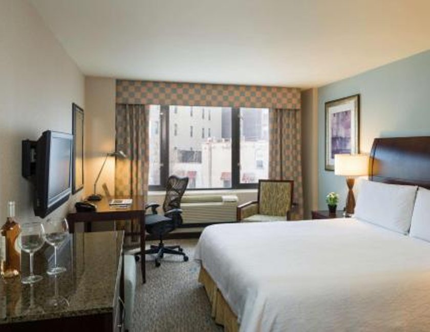 Habitación Premium con cama extragrande del hotel AMTD Idea Tribeca