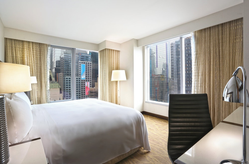 Habitación Premium, 1 cama de matrimonio grande, en esquina del hotel Intercontinental New York Times Square