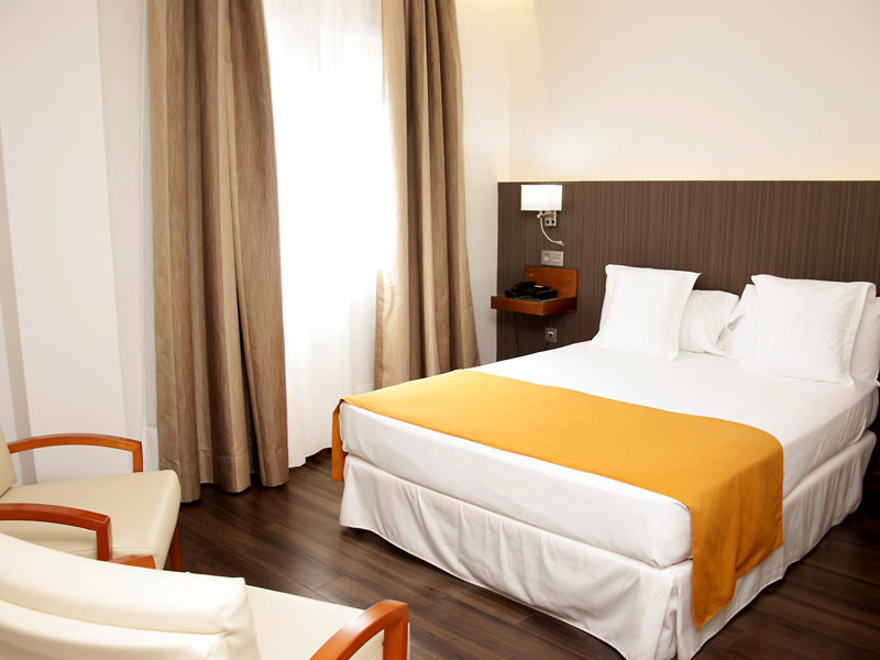 Habitación Doble con Terraza del hotel De Francia Y París