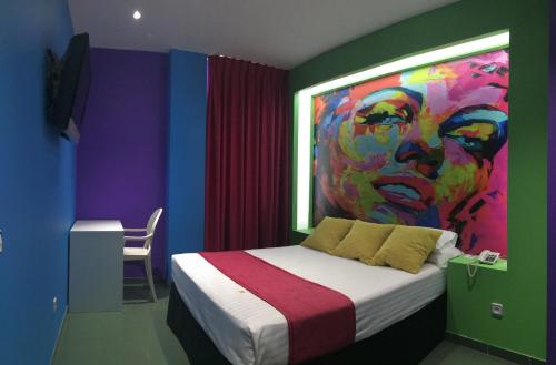 Habitación Doble del hotel Indiana. Foto 13