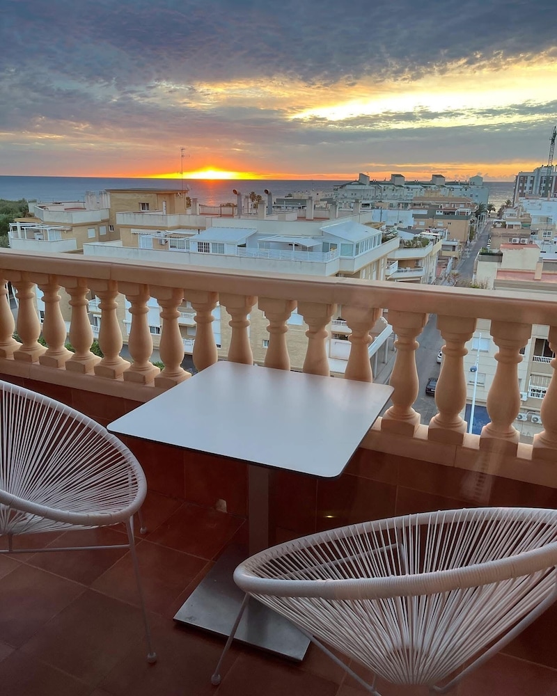 Doble con vistas al mar del hotel Vent De Mar