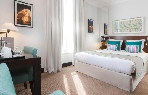 Habitación Doble o Individual Clásica del hotel Montfleuri Paris