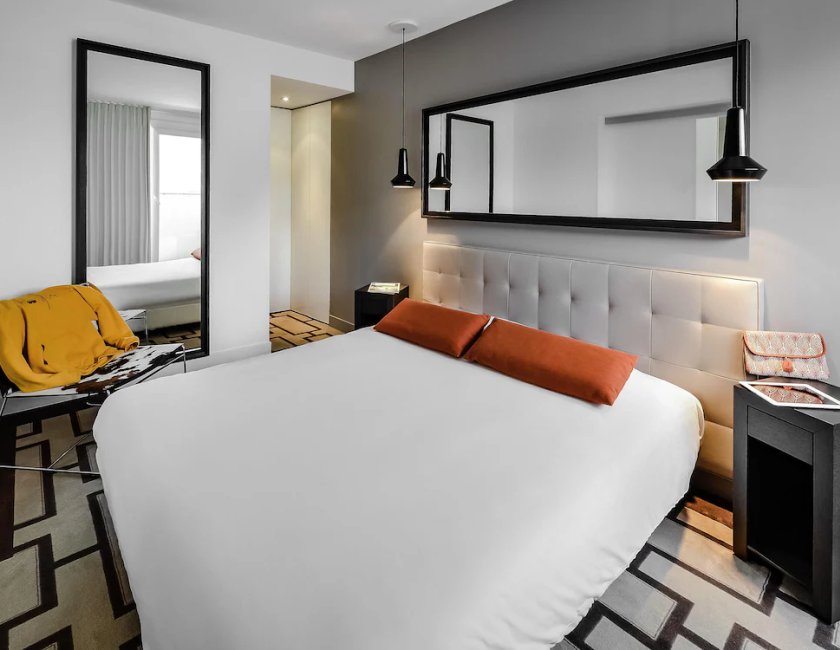 Apartamento Con Cocina 1 habitación Sofá Cama incluido 1 Cama doble del hotel Adagio Grenoble Centre
