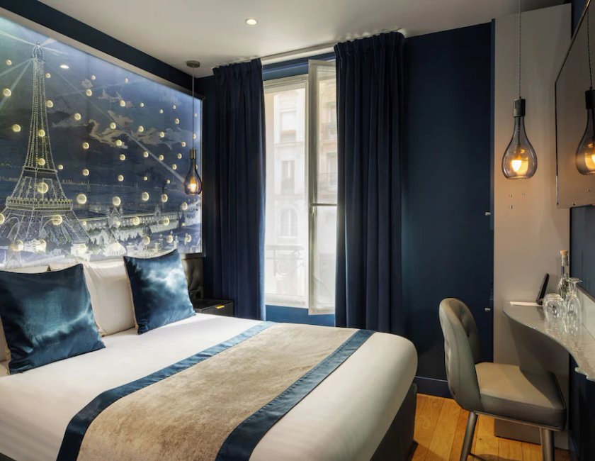Habitación Clásica del hotel Les Bulles de Paris. Foto 5