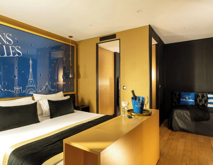 Suite del hotel Les Bulles de Paris. Foto 1