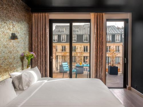 Habitación Doble Superior con terraza del hotel Grand Hotel Lafayette