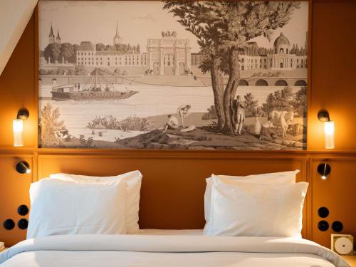 Habitación Privilege con cama extragrande del hotel Mercure Paris Bastille Marais
