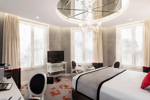 Suite Diamond - Cama extragrande del hotel Maison Albar Hotels Le Diamond. Foto 5