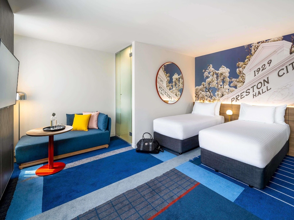 Habitación superior con 2 camas individuales del hotel Novotel Melbourne Preston
