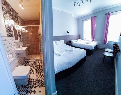 Habitación cuádruple del hotel Plaza hotel