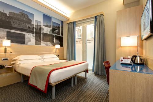 Habitación Doble - Planta baja del hotel iQ Hotel Roma. Foto 3