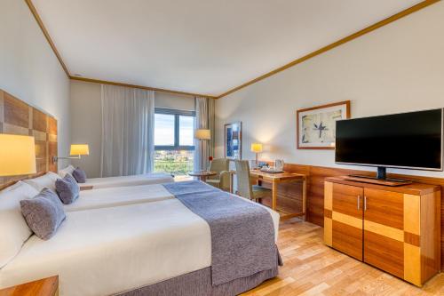 Alojamiento Doble con cama supletoria del hotel Senator Parque Central