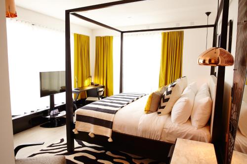 Habitación Doble con cama grande con vistas a la ciudad del hotel Indigo London Tower Hill, An Ihg. Foto 2