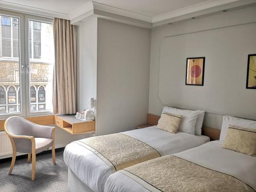 Habitación Doble Estándar - 2 camas del hotel Lancaster Hall. Foto 1