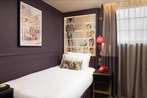 Habitación Individual acogedora del hotel Seraphine Kensington Olympia. Foto 1