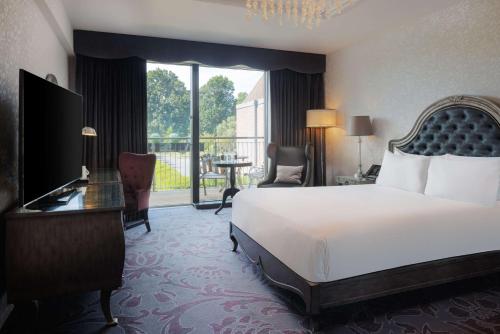 Habitación adaptada para personas de movilidad reducida - 1 cama grande del hotel Hilton London Syon Park. Foto 1