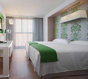 Habitación doble 2 camas del hotel Doubletree By Hilton Girona