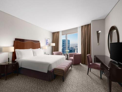 Guest Room High Floor – King del hotel Rose Rayhaan By Rotana. Foto 2