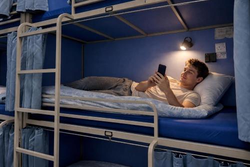 Cama individual en habitación compartida mixta con baño privado - 9 camas del hotel Smart Russell Square