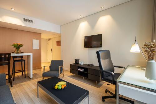 Apartamento de 1 dormitorio del hotel B-Aparthotels Grand Place. Foto 8