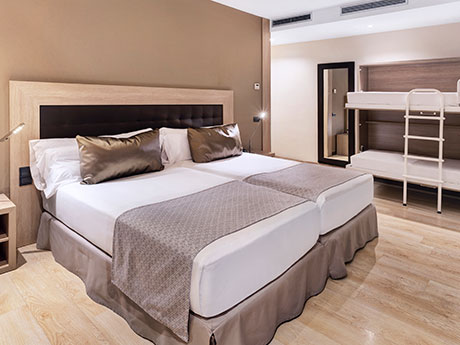 Habitación doble Familiar del hotel Catalonia Atocha