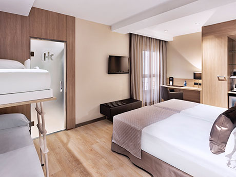 Habitación doble Familiar del hotel Catalonia Atocha. Foto 1