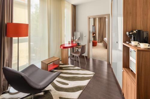 Junior Suite with 1 Double Bed and Minibar Included del hotel Clarion Congress Hotel Bratislava. Foto 4