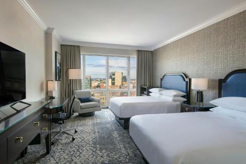 Club Two Double Beds, Club Level del hotel Sheraton Laguardia East. Foto 1