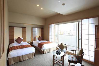 Habitación doble Confort 2 camas del hotel Niwa Tokyo