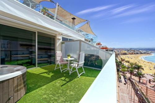 Junior Suite with Terrace and Jacuzzi del hotel Aloe Canteras. Foto 8