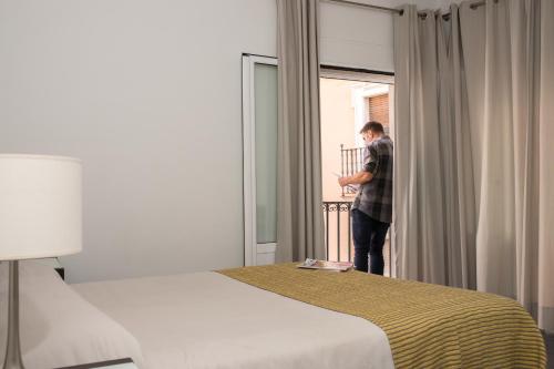 Habitación Individual Estándar del hotel Madrid Sevilla. Foto 1