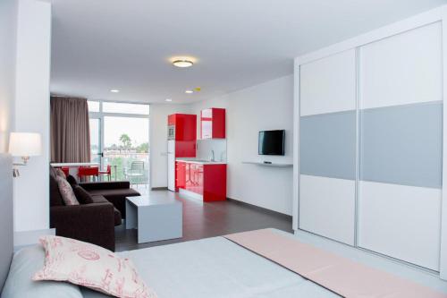 Junior suite Balcón o Terraza Con Vistas 2 Camas individuales del hotel El Palmar. Foto 1