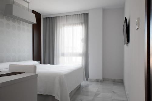 Habitación doble 1 Cama queen Normal del hotel Suittes Hotel. Foto 3