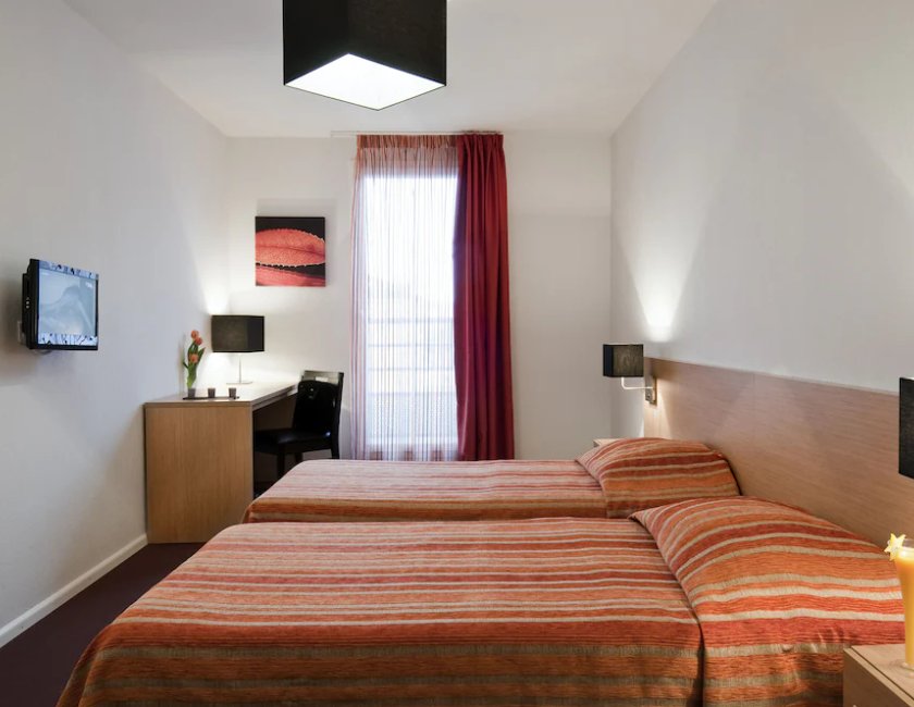 Estudio 1 Cama doble kitchenette del hotel Adagio Access Saint Louis Bâle. Foto 2