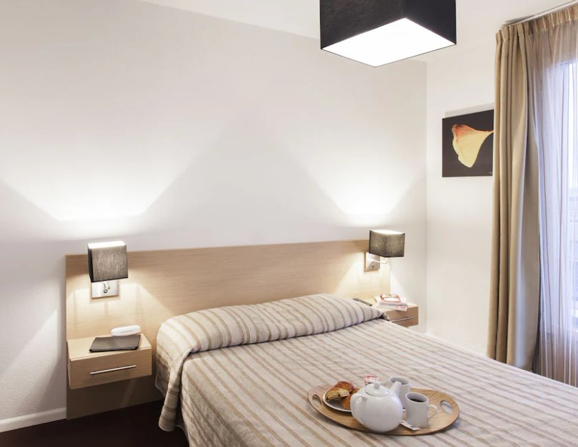 Estudio 1 Cama doble kitchenette del hotel Adagio Access Saint Louis Bâle. Foto 3