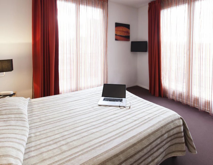 Estudio Con Cocina Grand 1 Cama doble del hotel Adagio Access Saint Louis Bâle. Foto 4