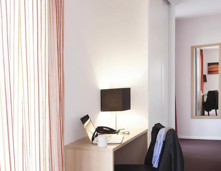 Estudio Con Cocina Grand 1 Cama doble del hotel Adagio Access Saint Louis Bâle. Foto 9