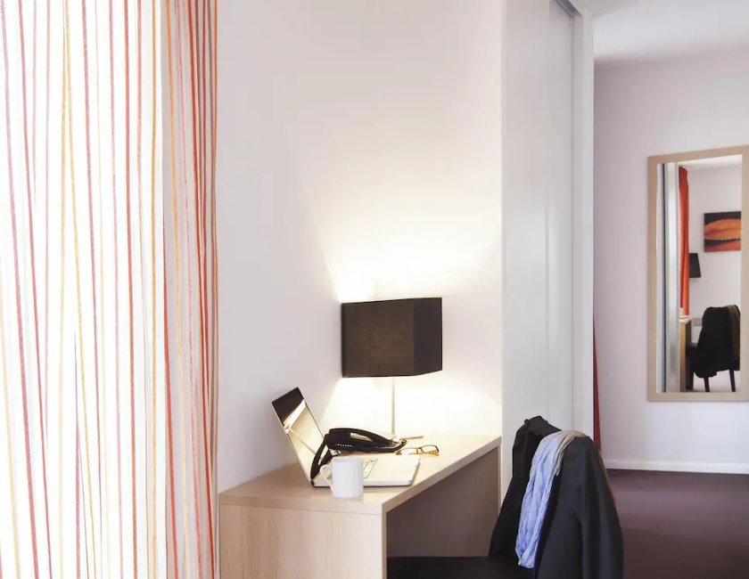 Estudio Con Cocina Grand 1 Cama doble del hotel Adagio Access Saint Louis Bâle. Foto 10